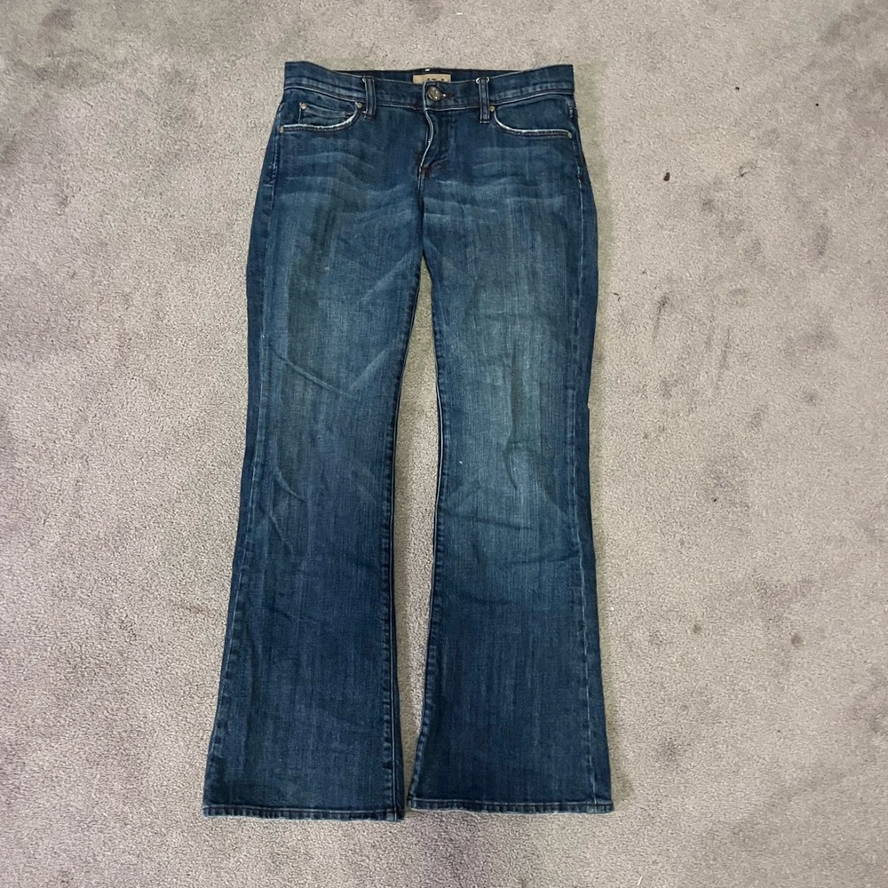 See Thru Soul Dark Blue Flare Jeans